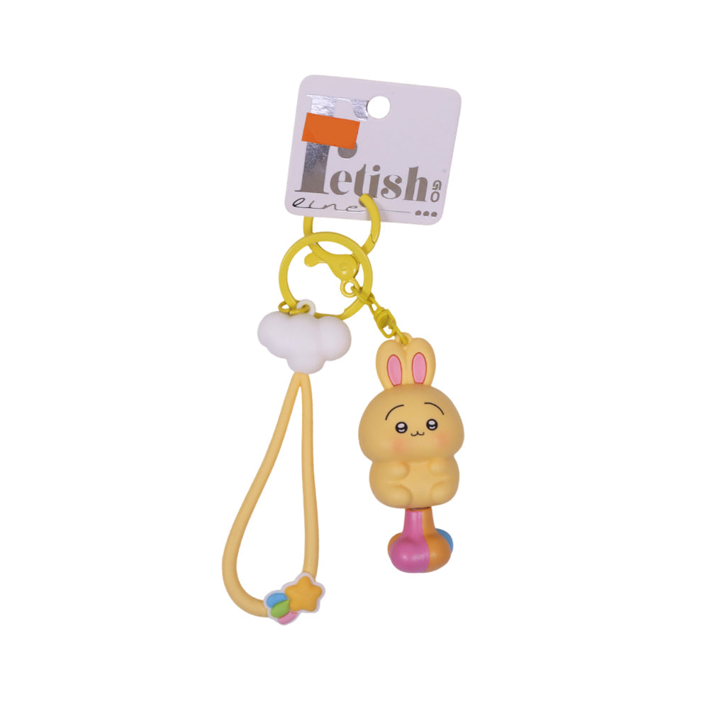 G063-90C CUTE BUNNY KEYCHAIN IR