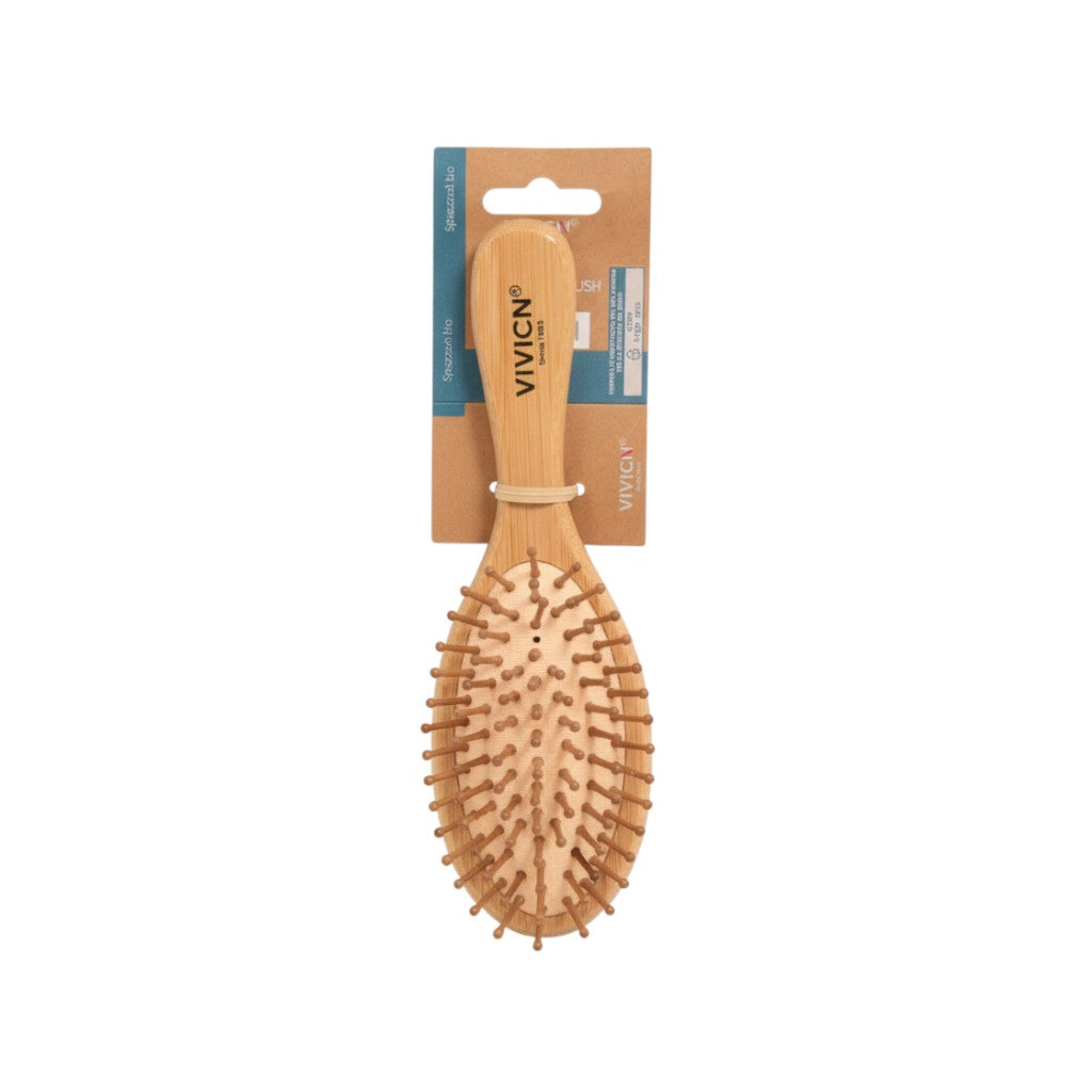 VIVICN HAIR BRUSH WOOD ART IR NZ03