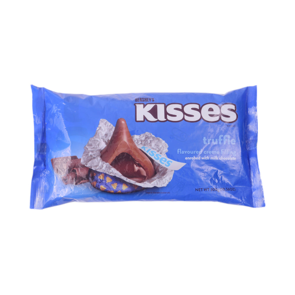 HERSHEYS KISSES CHOCOLATE MILK TRUFFLE POUCH 300 GM