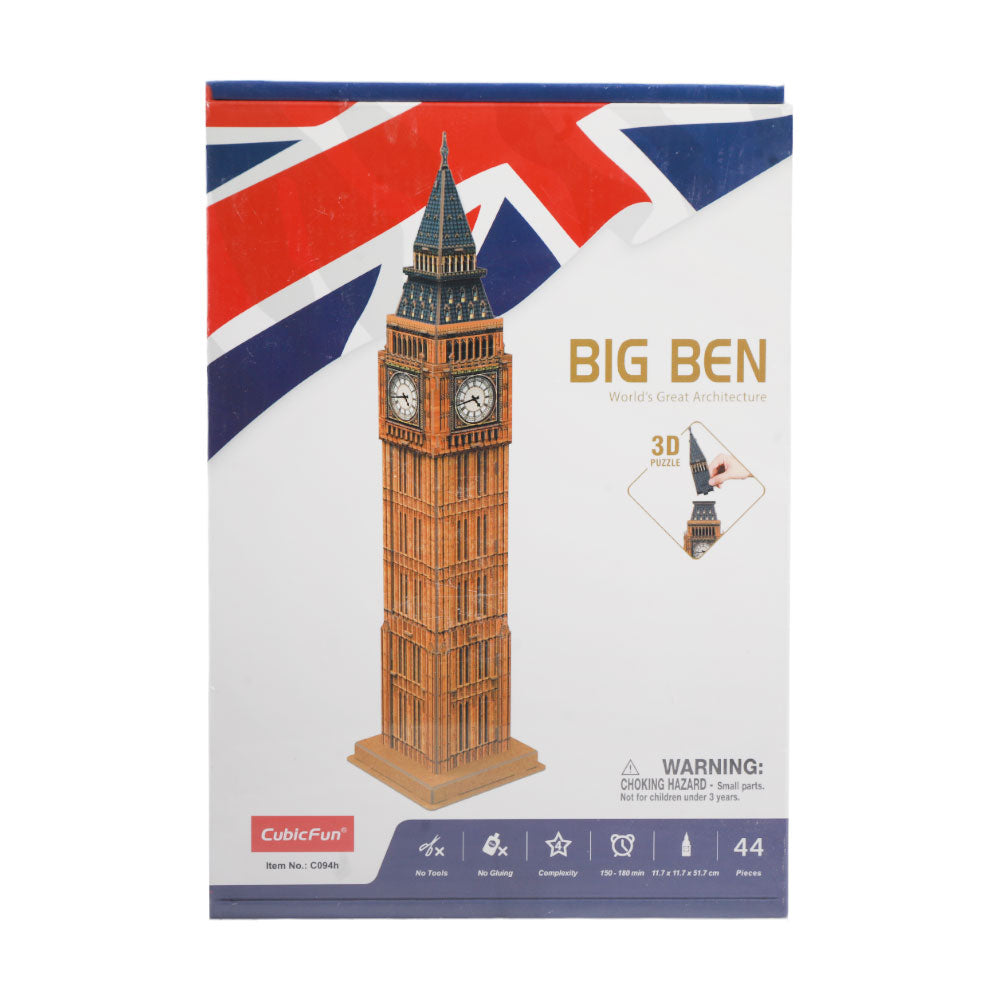 C094H CUBICFUN 3D PUZZLE BIG BEN 44PC