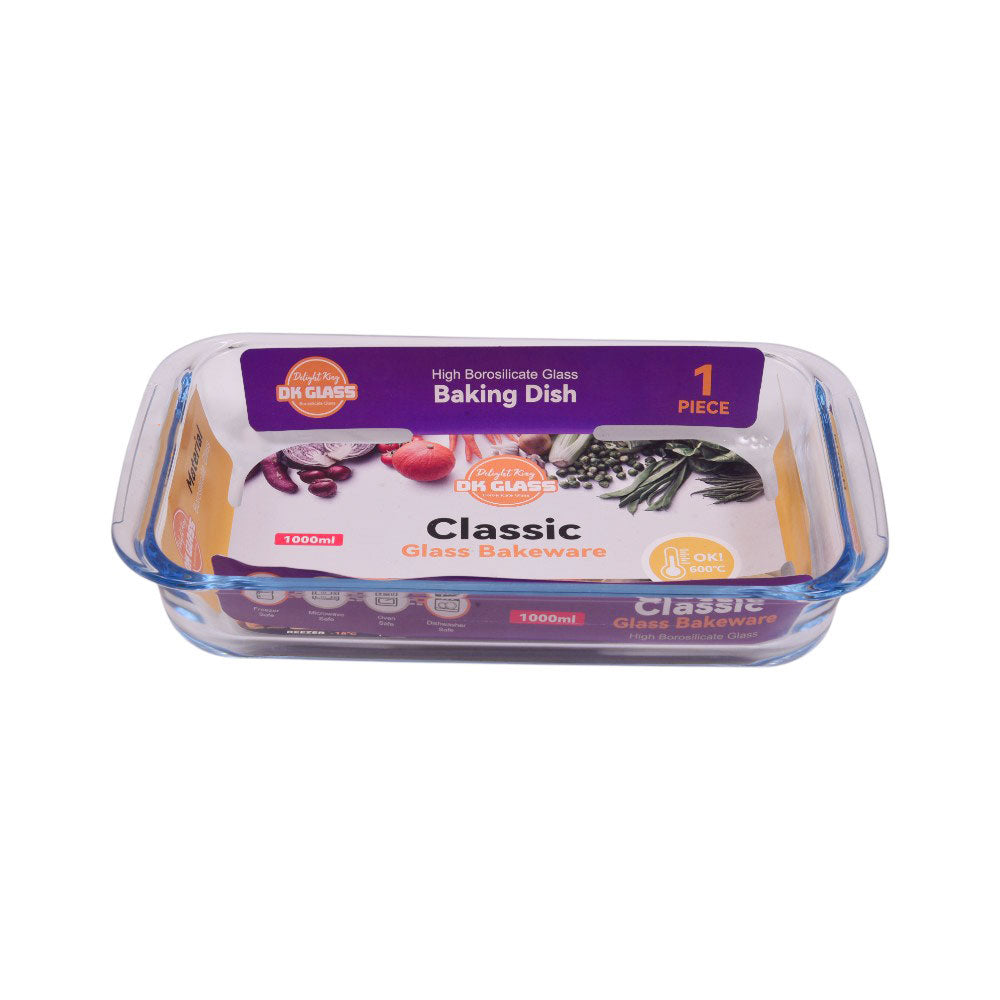 DISH BAKING DK GLASS 5123