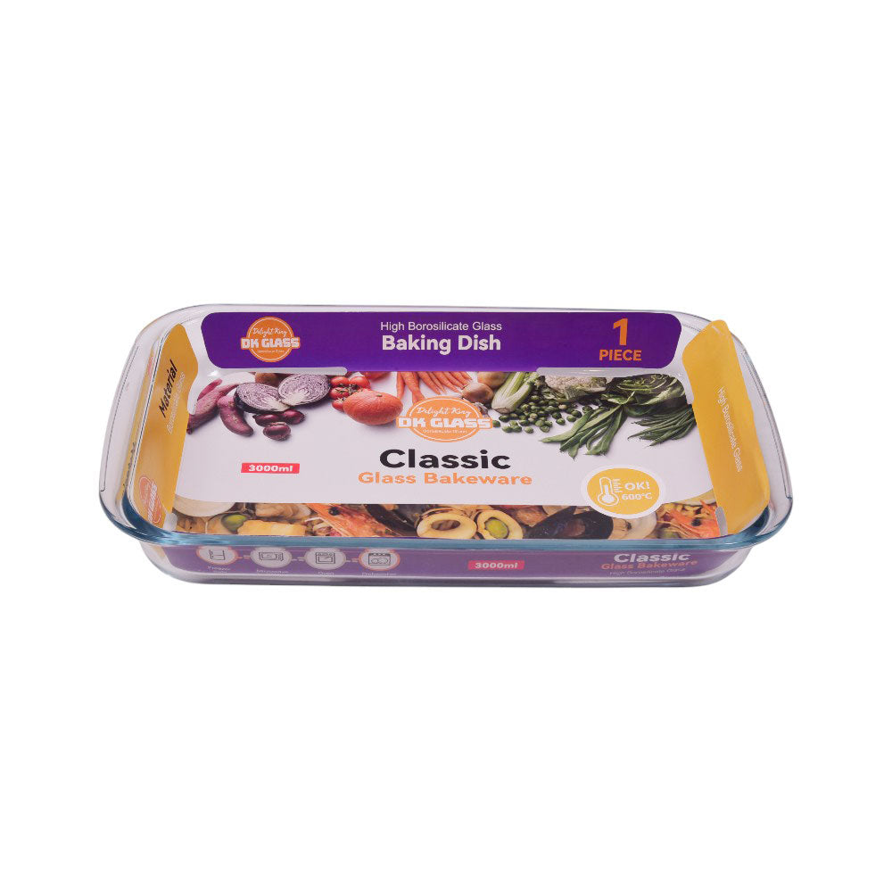 DISH BAKING DK GLASS 5126