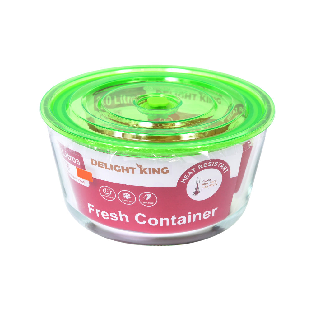 BOWL DK GLASS ROUND 3.0 LTR 5181