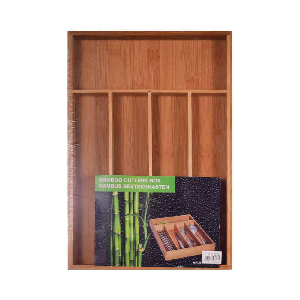 TRAY CUTLERY WOODEN 3323