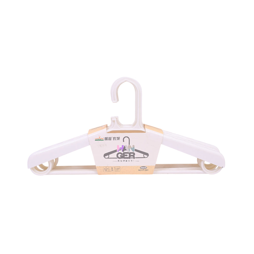 CLOTH HANGER PLASTIC 3PC IR LT-46/1001