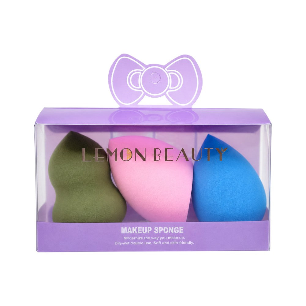 LEMON BEAUTY BLENDER 3PC ASST IR