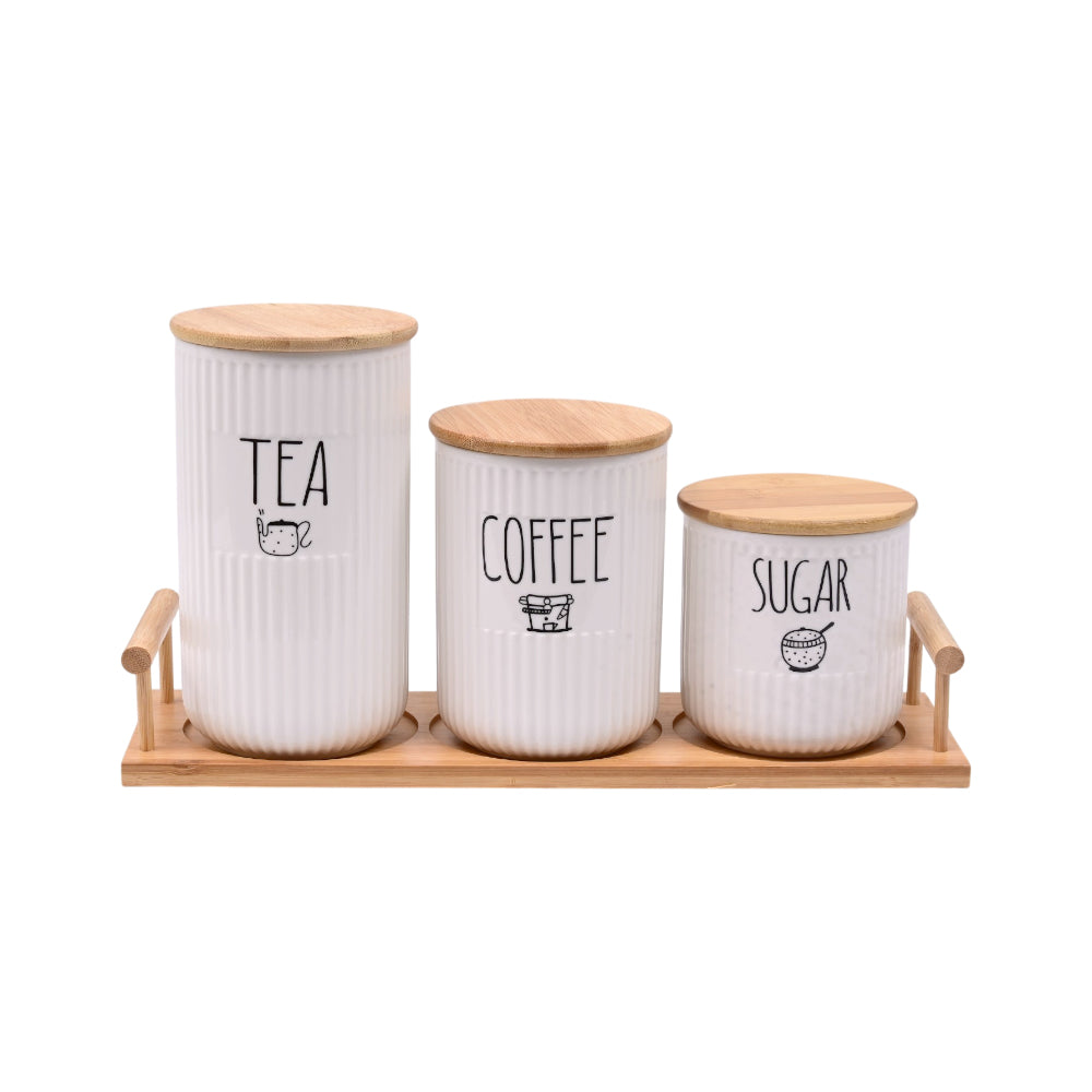 JAR SET 4 PCS PORCELAIN IR QX13/ZY1139