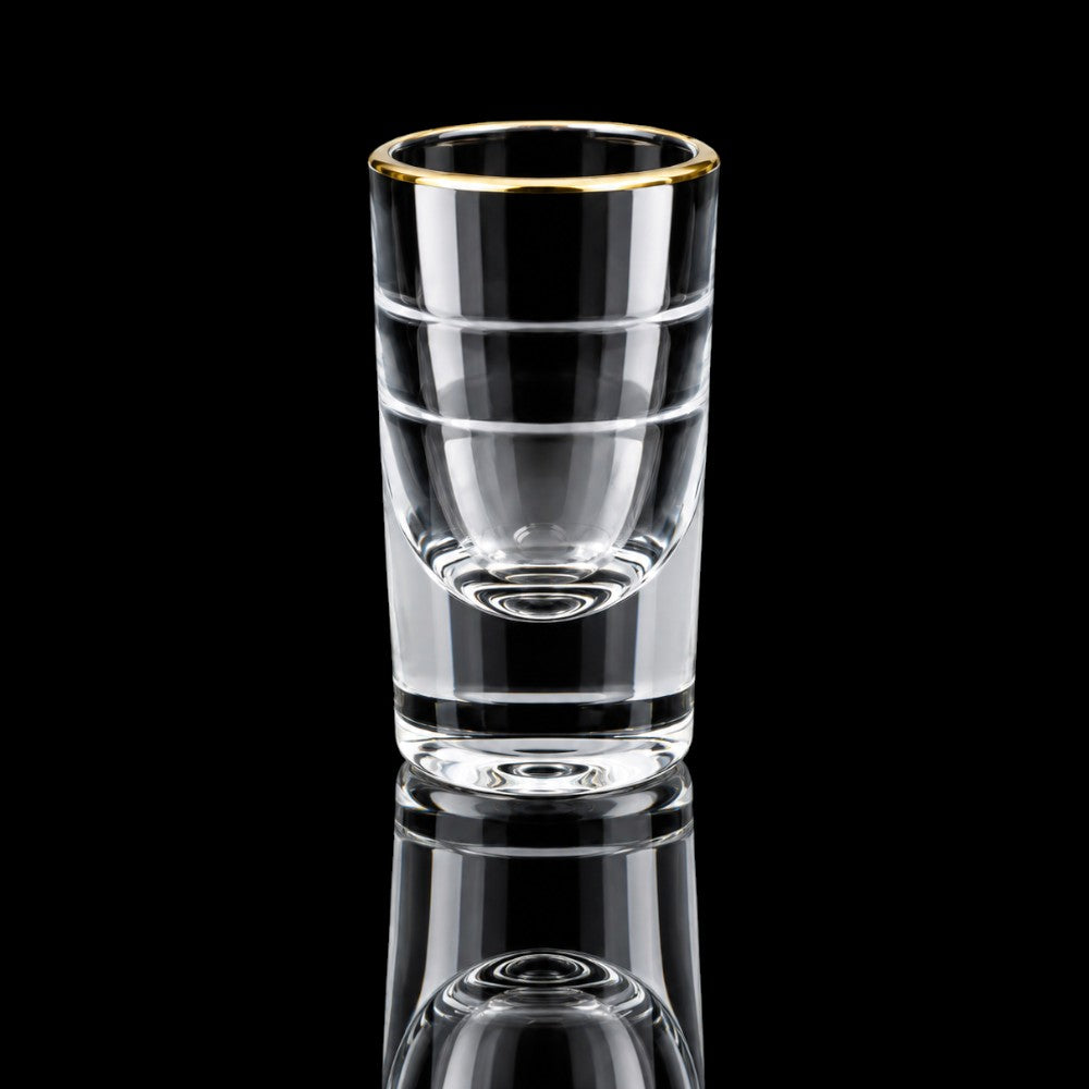 GLASS HONGLI IR SHORT GOLDEN G102T (Pack of 6)