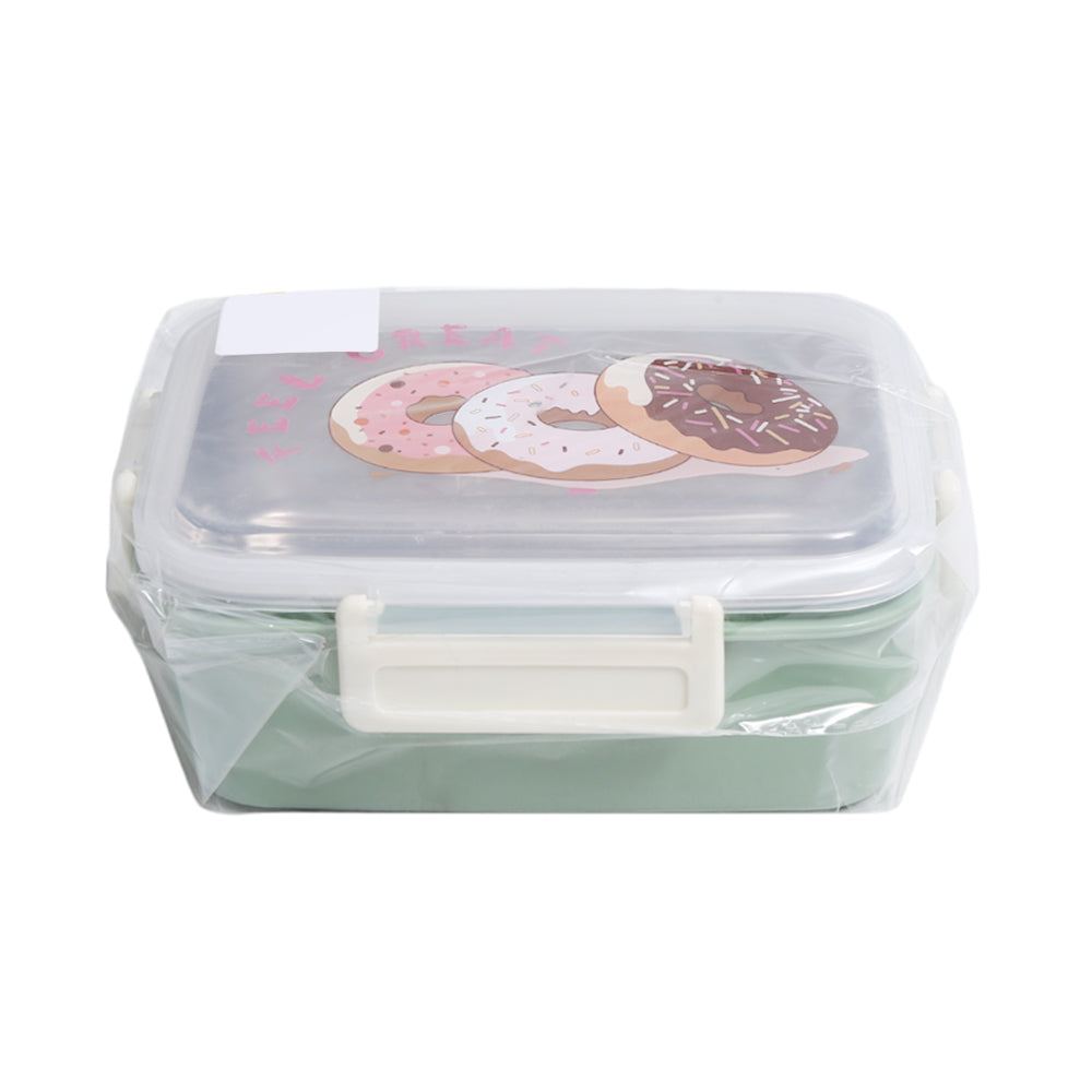 8581 FEEL GREAT TRANSPARENT LUNCH BOX