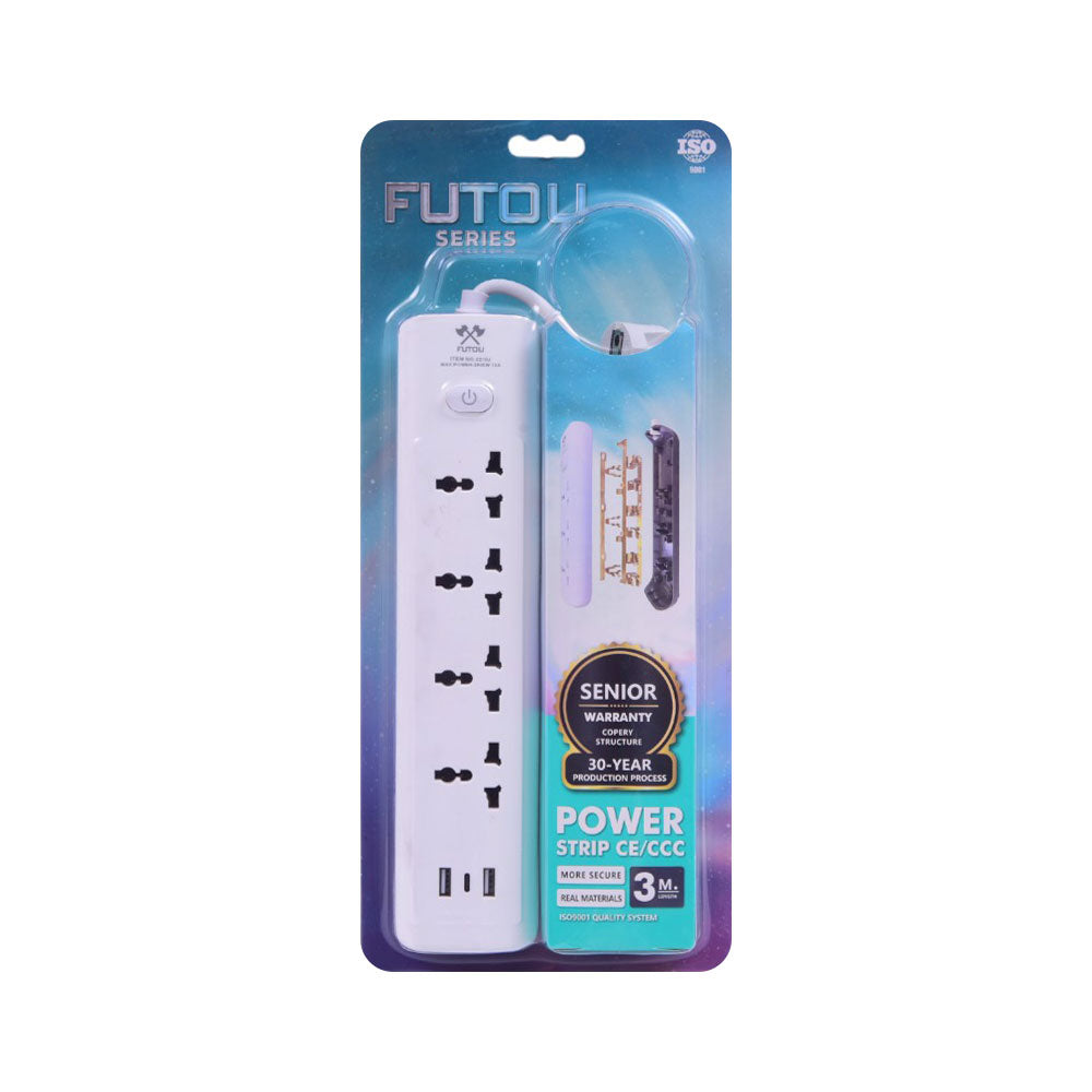 FUTOU EXTENSION SOCKET 3-METER 2500W 10A IR 2215U
