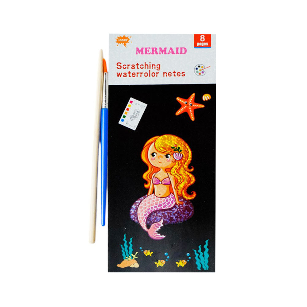 CD9919 WATER COLOR SCRATCH NOTES ASST