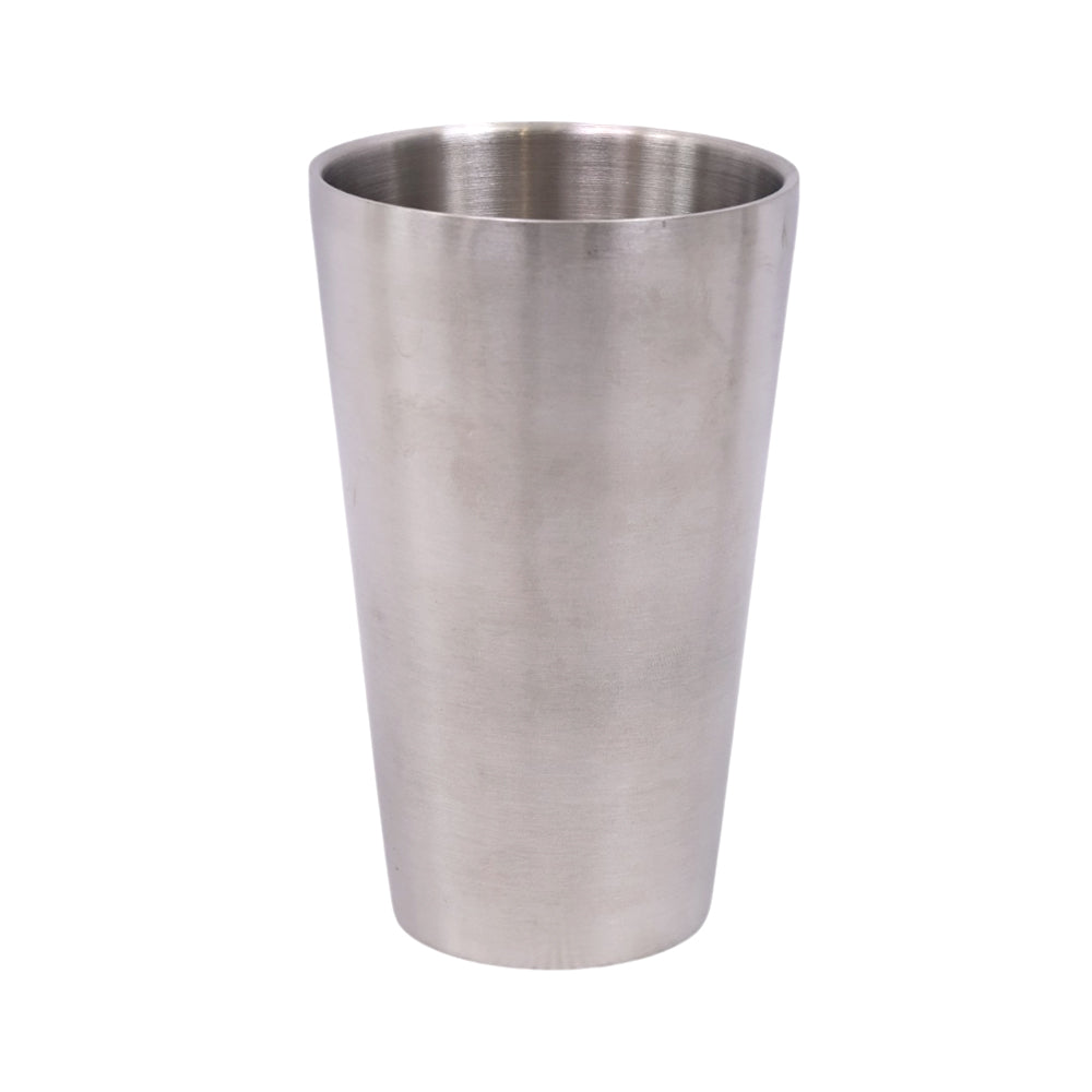 GLASS STEEL SILVER DOUBLE PLAIN 28-17/8777 Pack oF 6