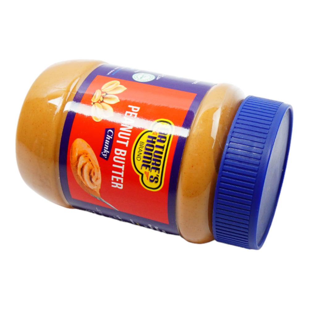 NATURES HOME PEANUT BUTTER CHUNKY 510 GM