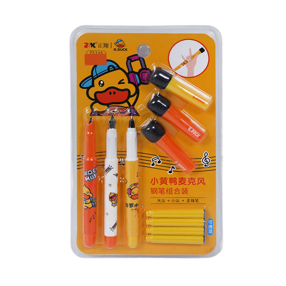 5145 MICROPHONE DUCK PEN SET IN CARD