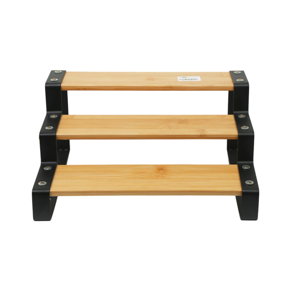 PASTRY STAND 3 STEP BAMBOO 2571