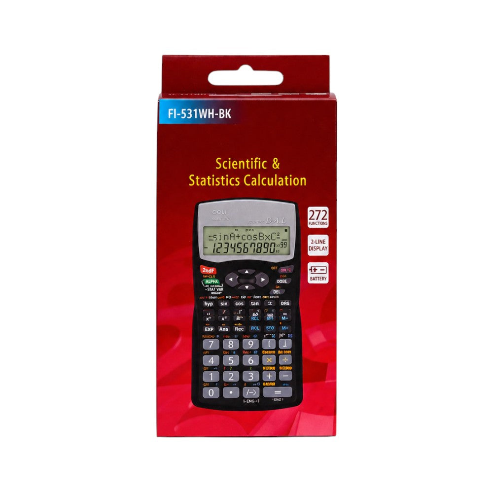 EL-531WH-BK  D A L SCIENTIFIC CALCULATOR IR