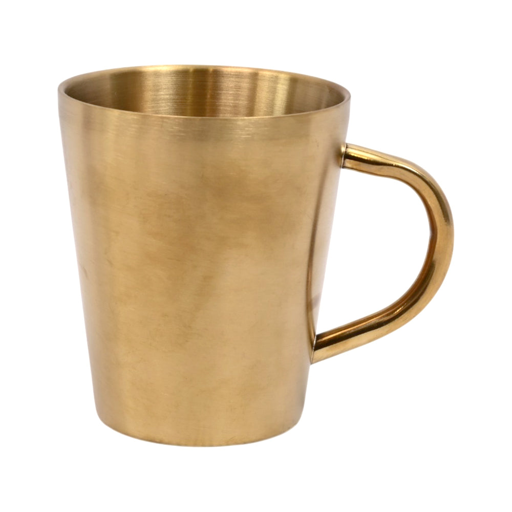 MUG STEEL GOLDEN 300 ML 0848
