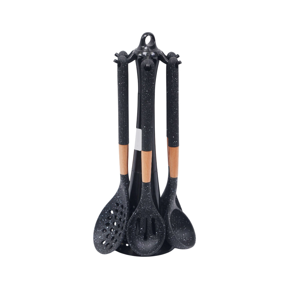 KITCHEN SPOON SET 7PC SILICONE IR KC627-6/E31-36