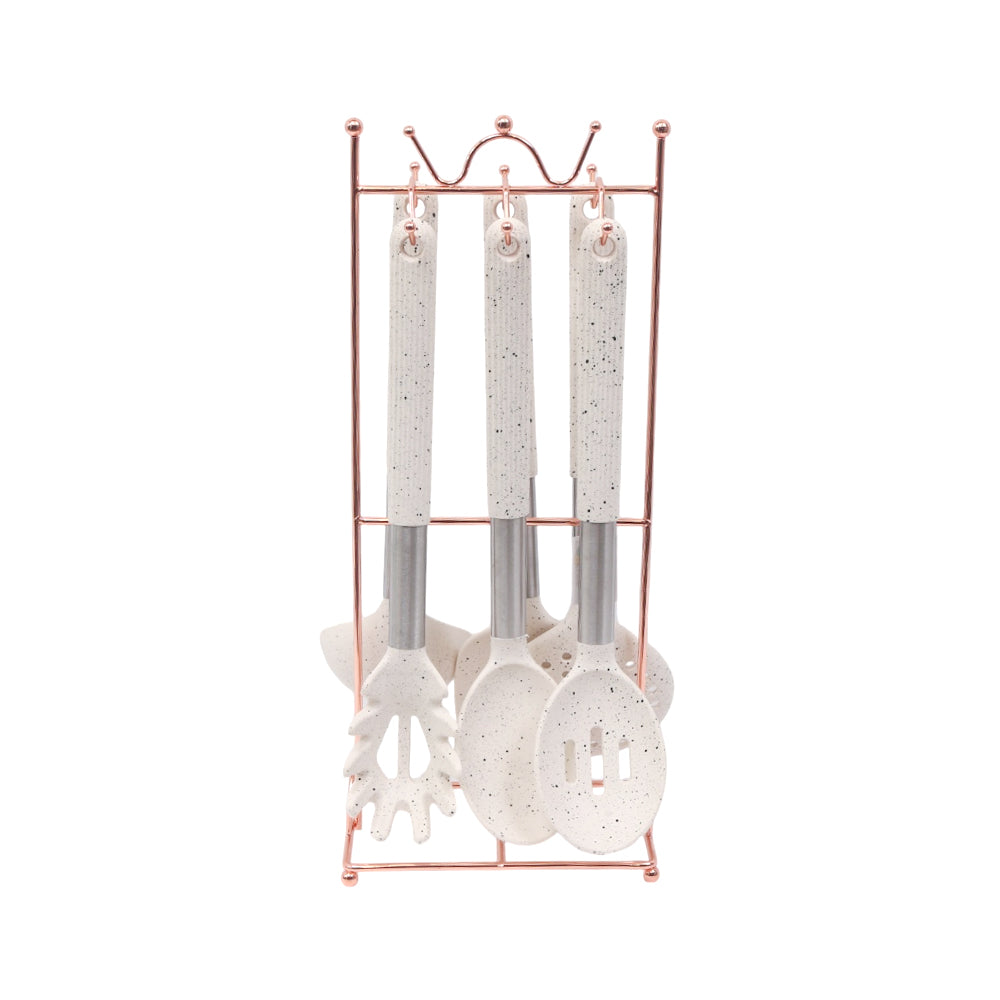 KITCHEN SPOON SET 7PC SILICONE IR KCA637/E17-24