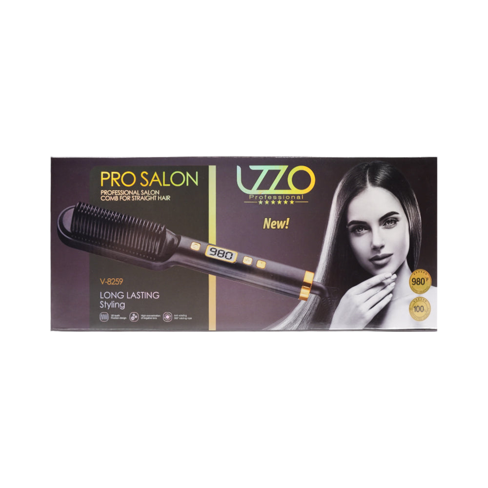 LZZO COMB HAIR STRAIGHTENER IR V8259
