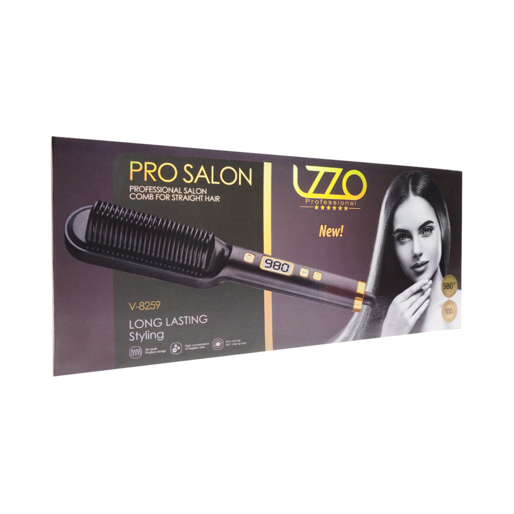 LZZO COMB HAIR STRAIGHTENER IR V8259