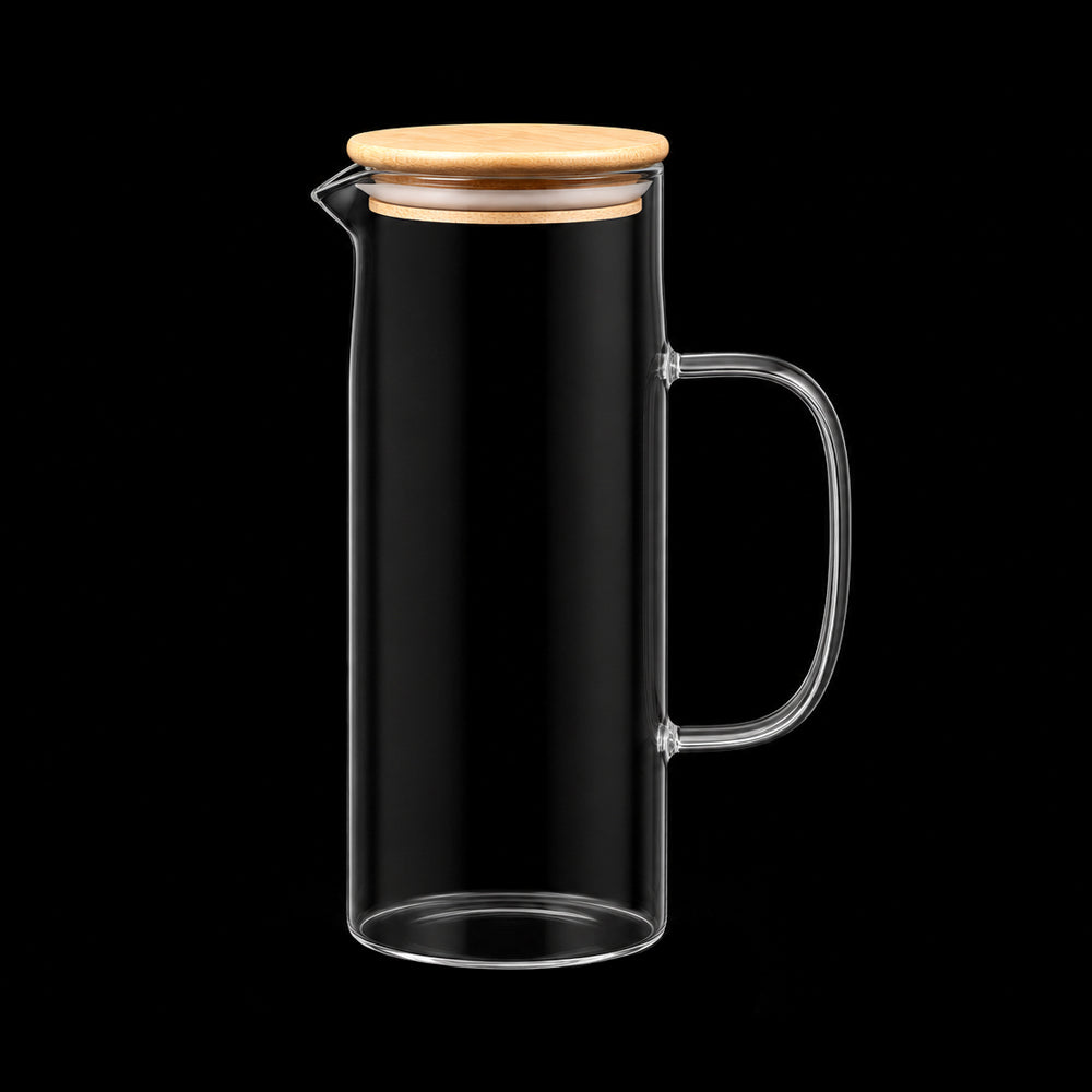 JUG WITH WOODEN LID 1.2 LTR BG45098