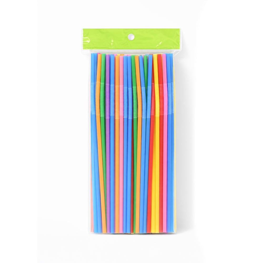 BUIGRIETJES STRAW COLORFUL 100PC Y62 PACK