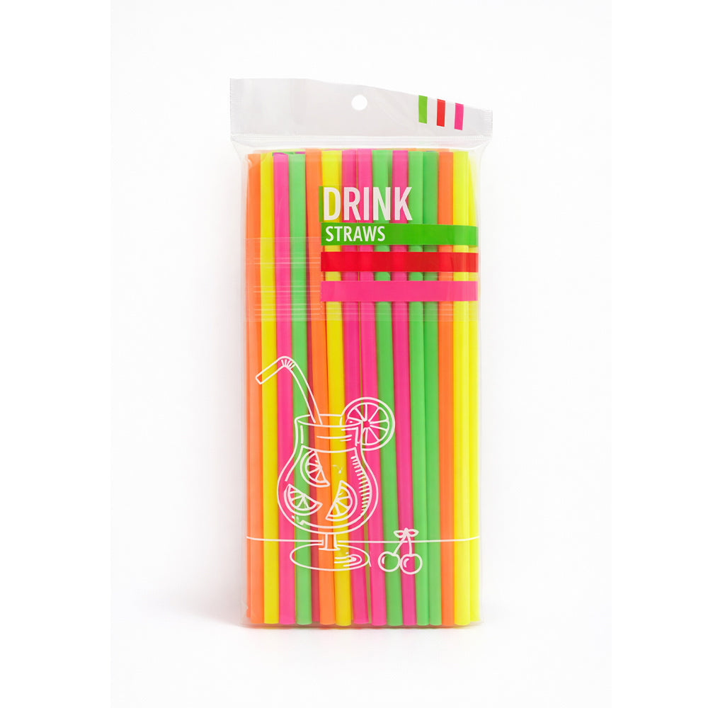 ARTISTIC STRAW COLORFULL 50PC PACK IR JF6023