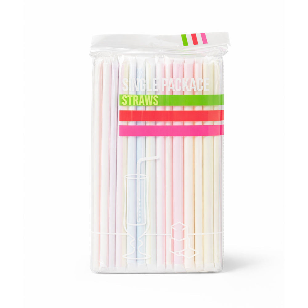 WHITE STRAW (WITH COVER) 100PC PACK IR JF6007 A-127-129