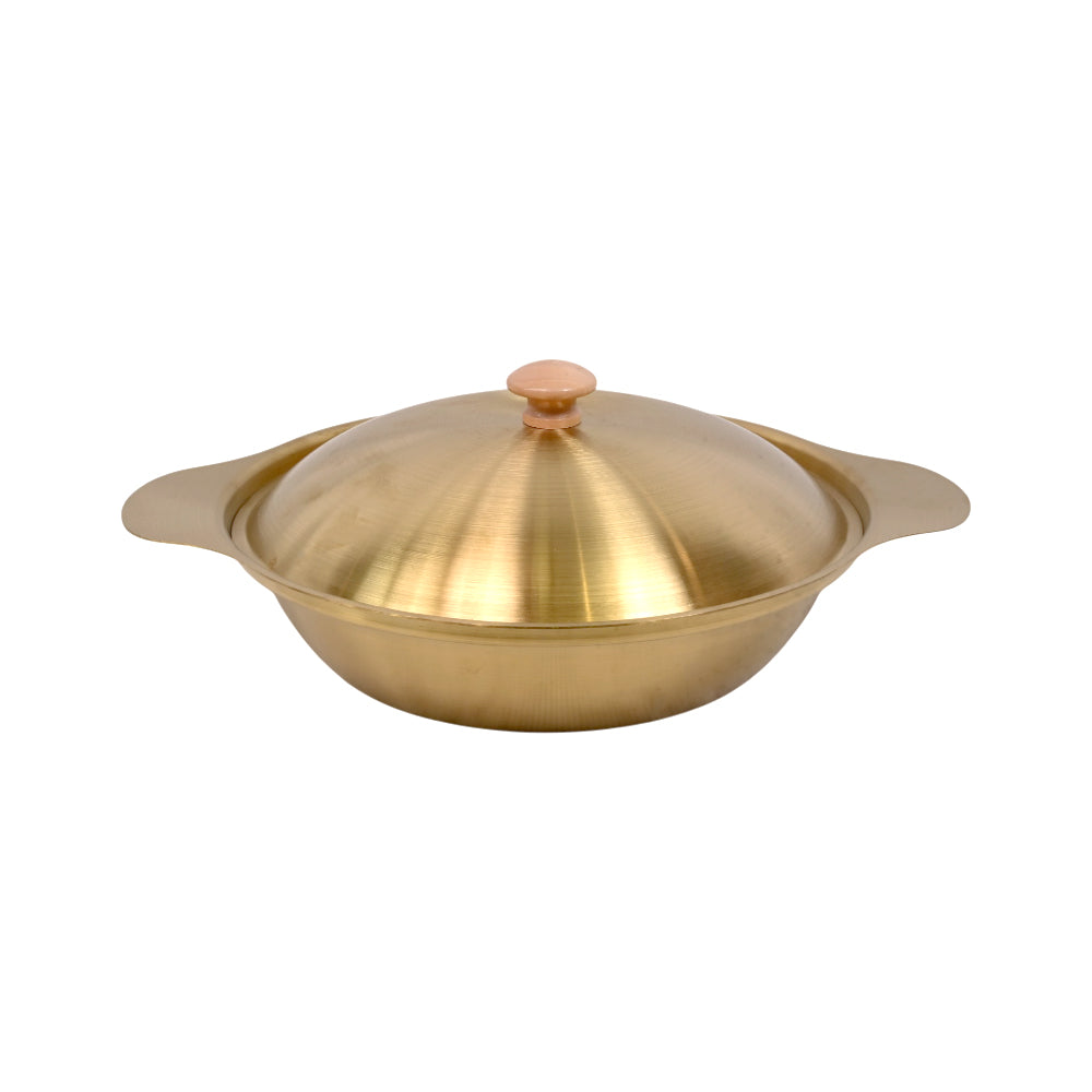 WOK GOLDEN SERVING 27CM 0048