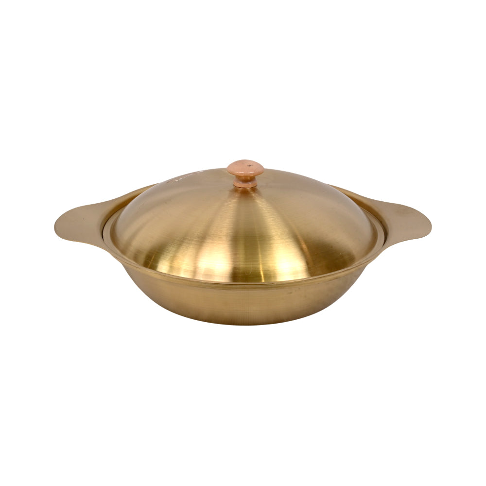 WOK GOLDEN SERVING 30CM 0055