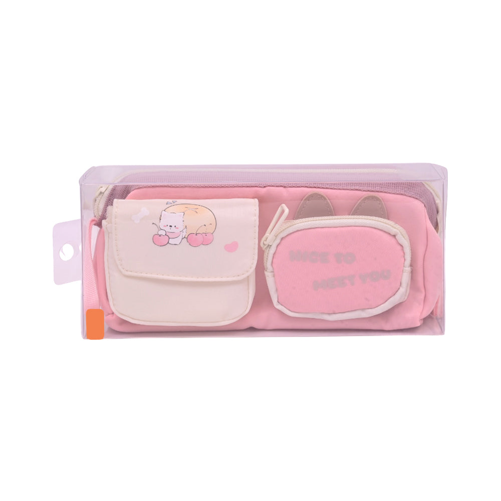 25169 PENCIL POUCH NICE TO MEET YOU IR