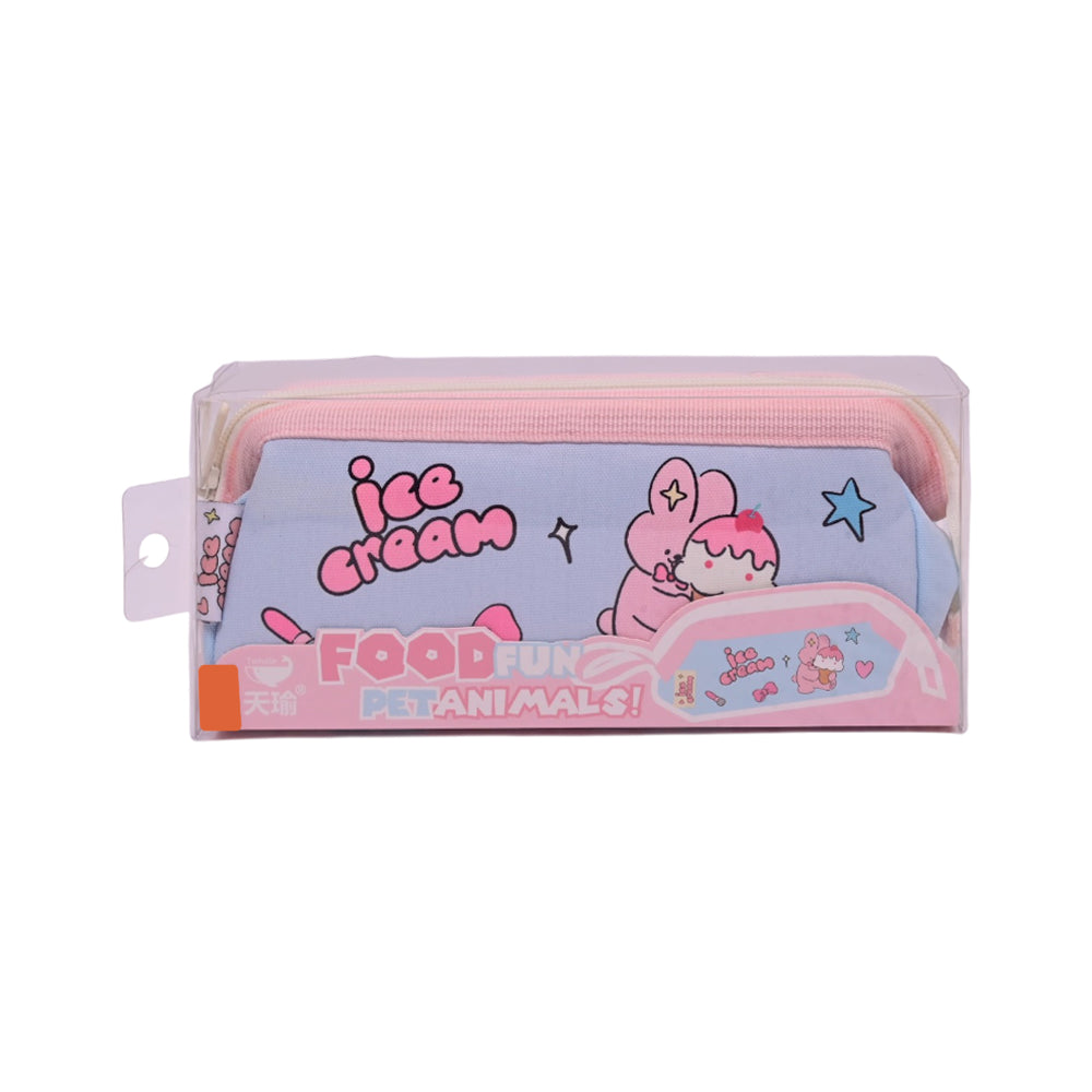 25290 PENCIL POUCH FOOD FUN IR