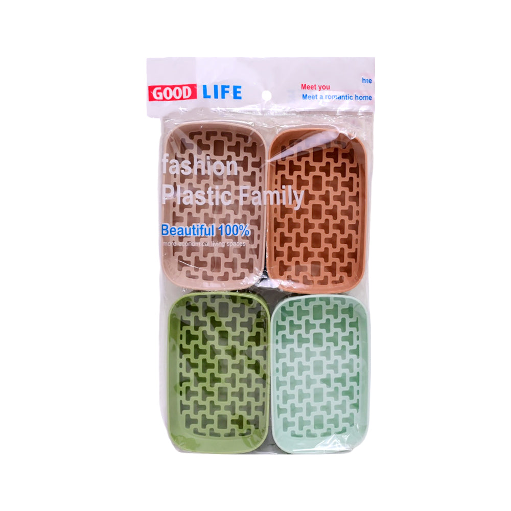 SOAP DISH 4PC IR 6121-130
