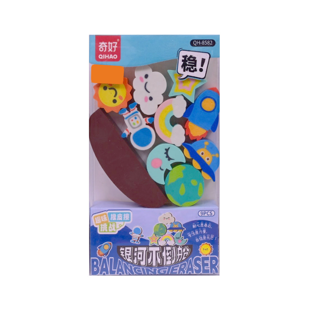 QH-8582 BALANCING ERASER MILKY WAY S.T