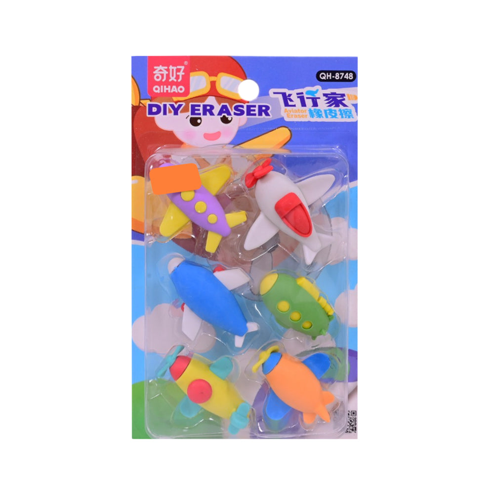 QH-8748 FANCY PLANE ERASER Z.B