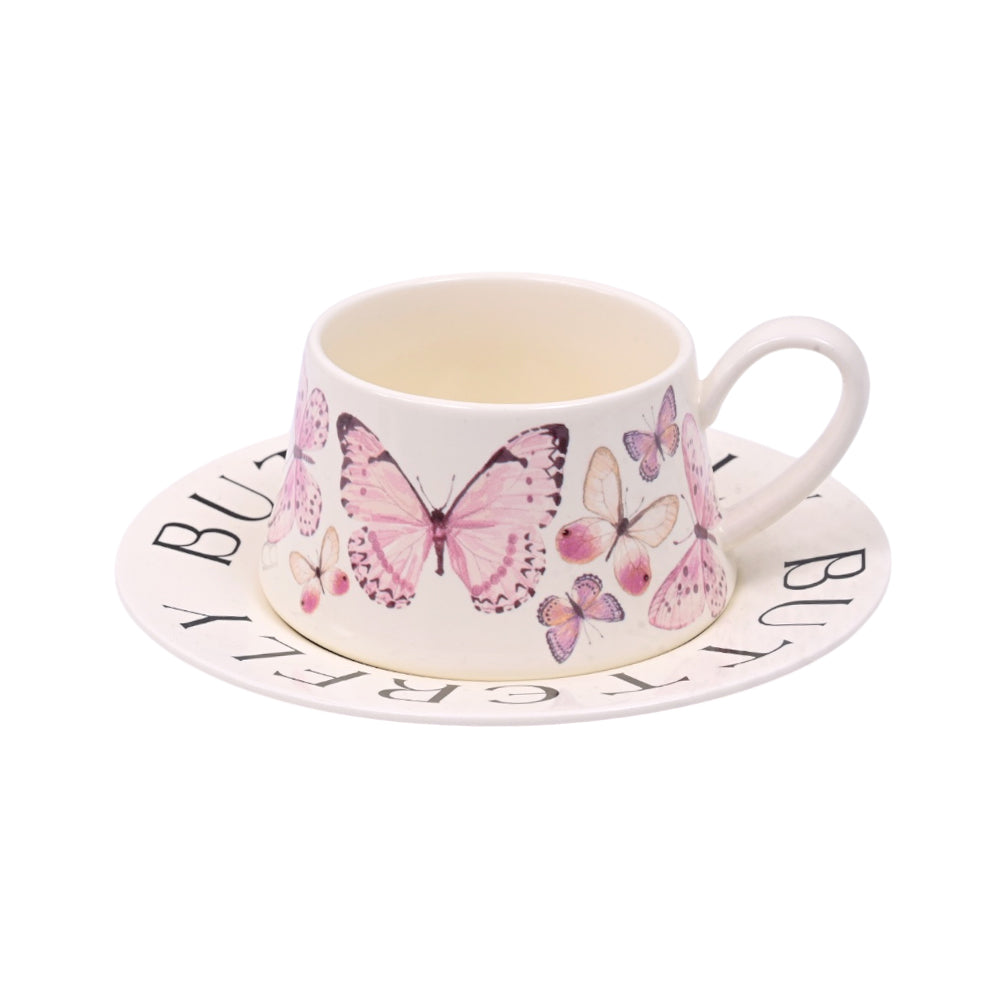 CUP & SAUCER SET CERAMIC IR LW3/3632-Pack of 6