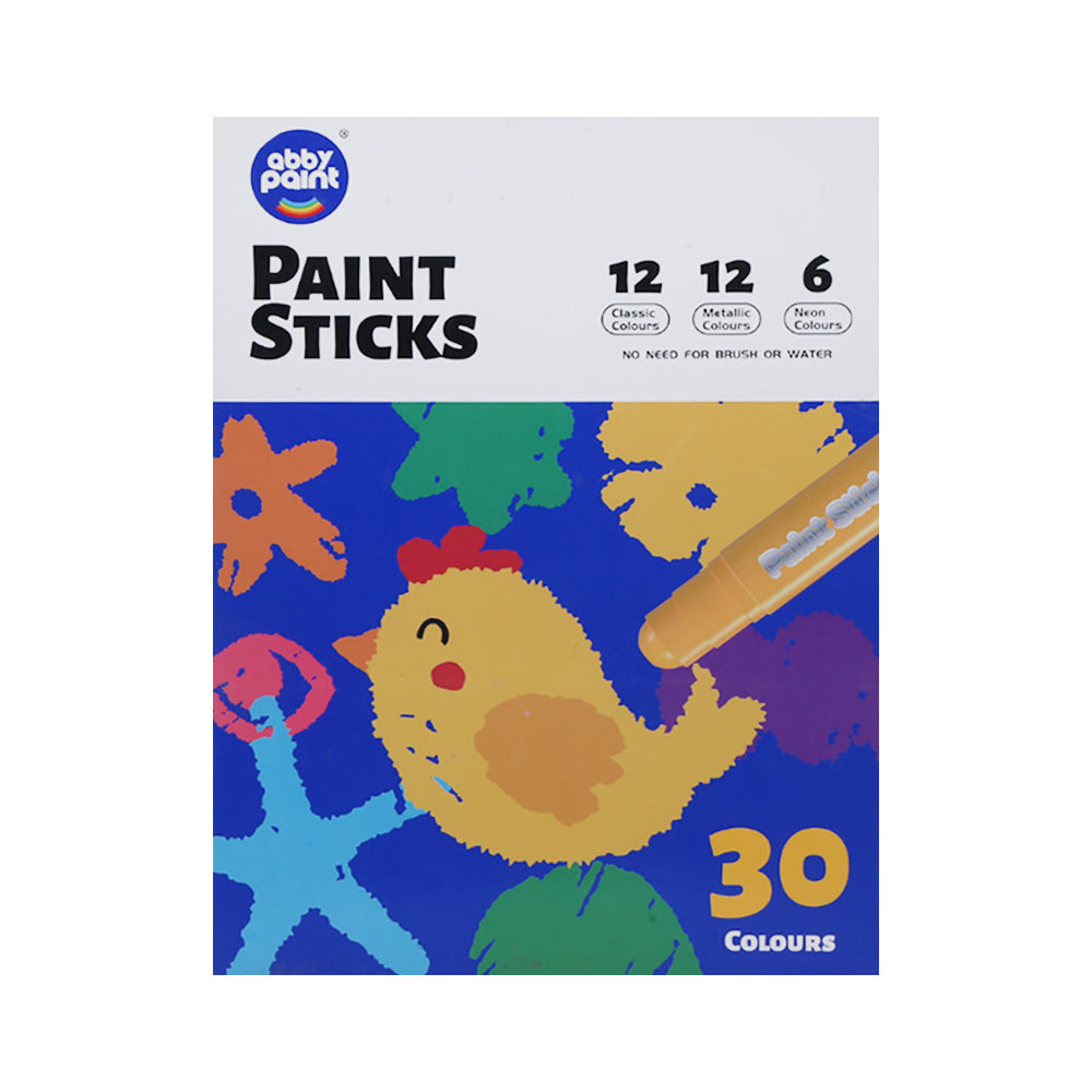 AP307-30 ABBY PAINT STICKS 30COLOR