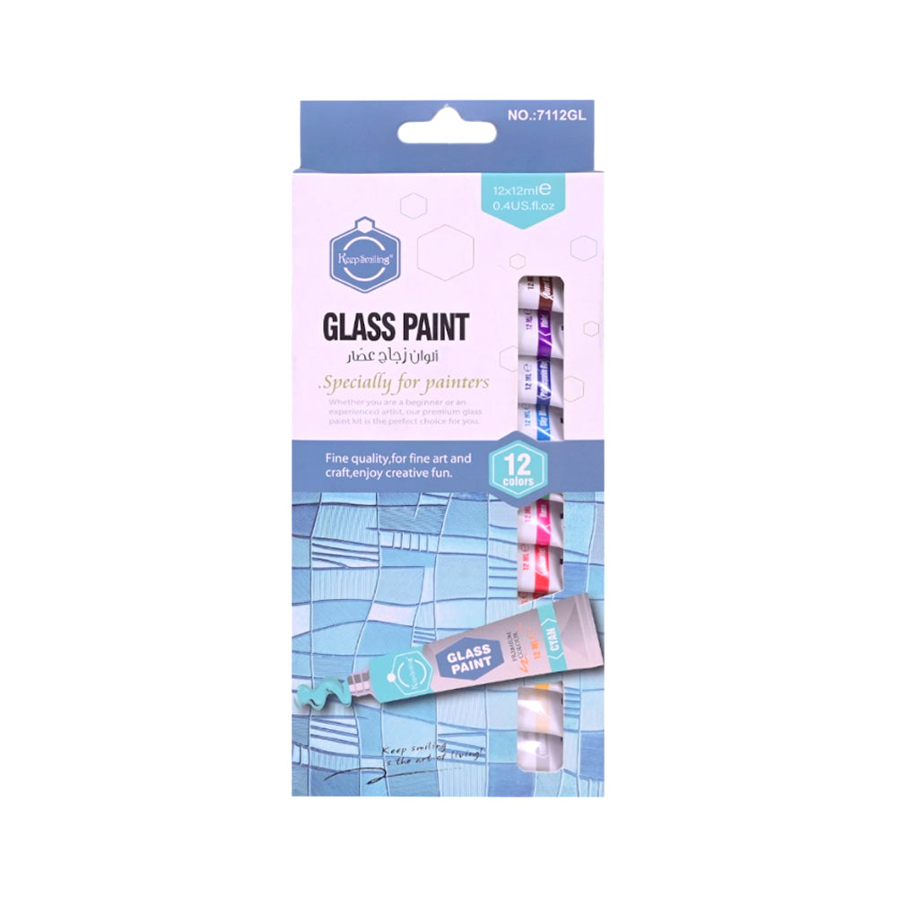KEEP SMILING GLASS COLOR 12