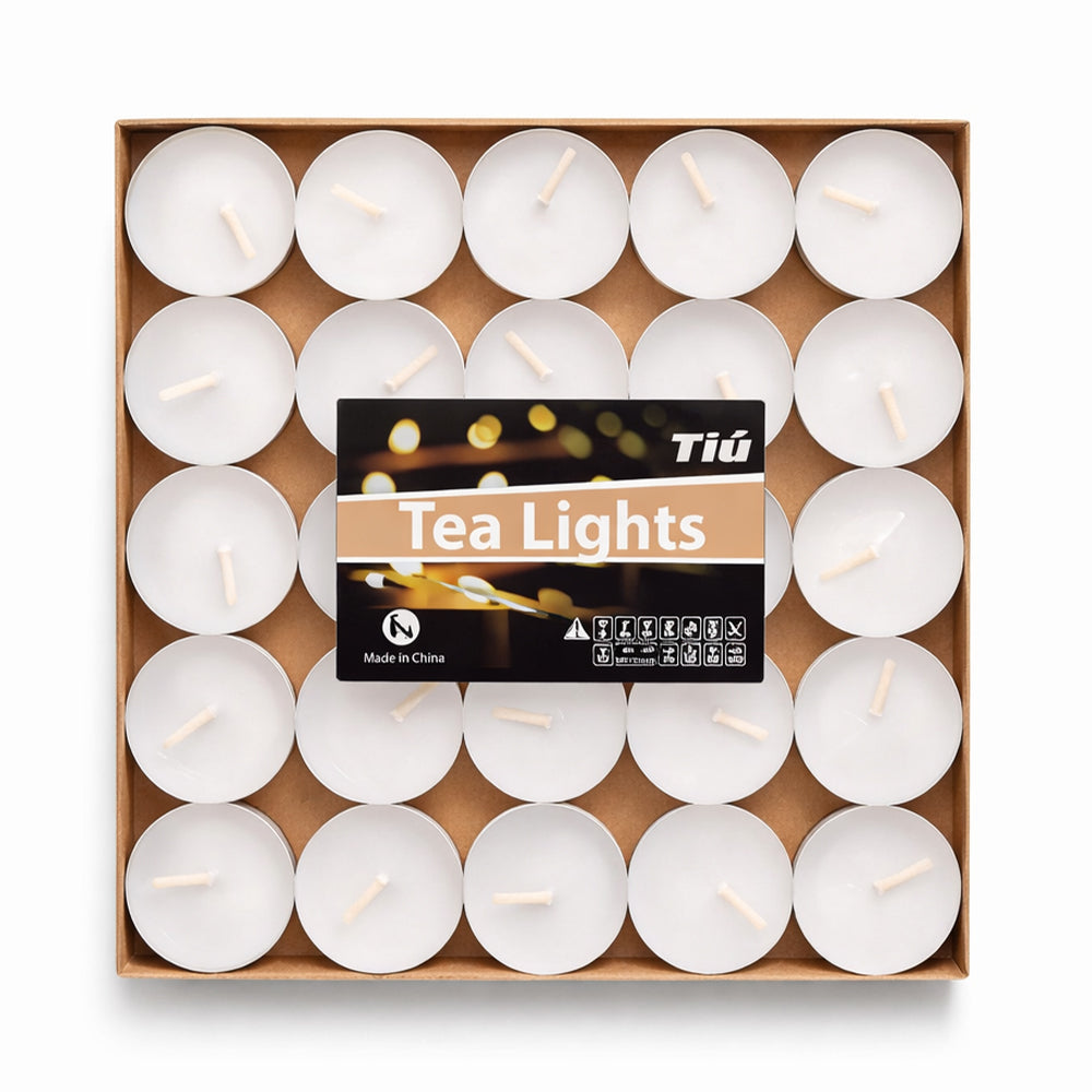 TEA LIGHT CANDLES 25PC PACK IR HA725