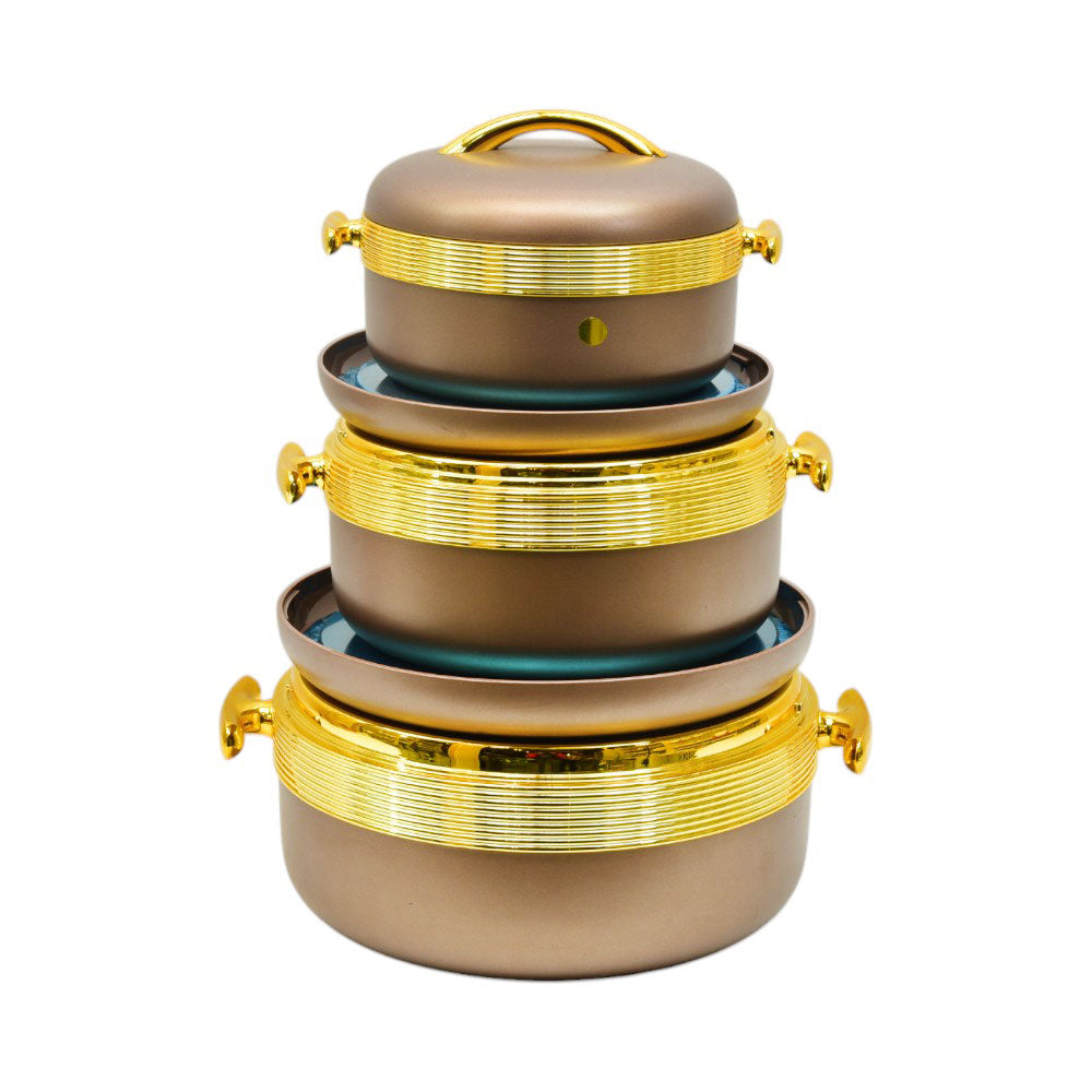 HOT POT SET 3PC SOUTHWEST KINNO LBFW2140P BROWN