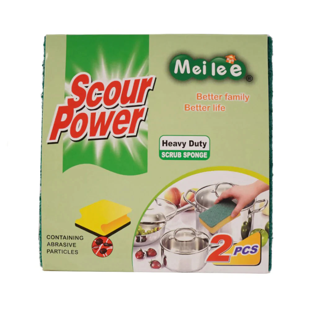 Scour Power SCOUR POWER SPONGE IR 2PC A111-120 – Al-Fatah
