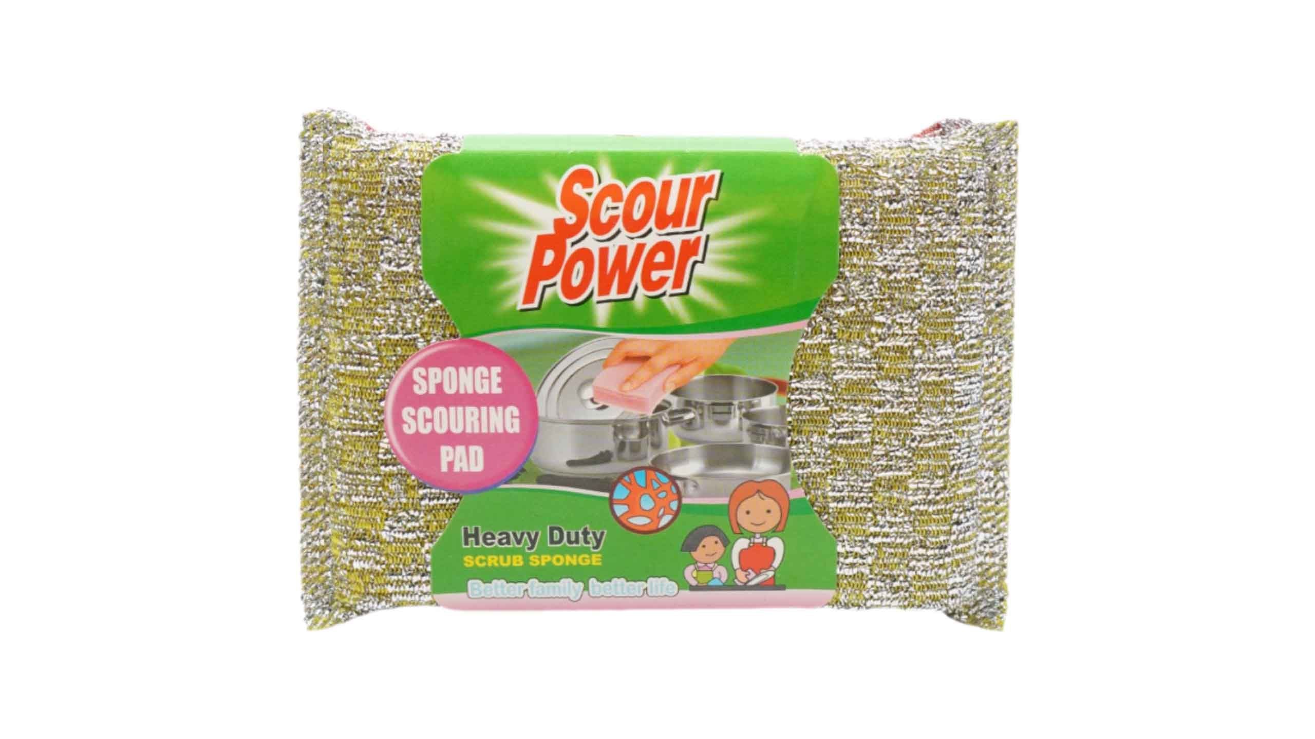 Scour Power SCOUR POWER SPONGE IR 4PC A61-80 – Al-Fatah