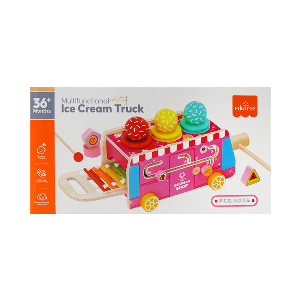 AI-24-206 WOODEN ICE CREAM TRUCK