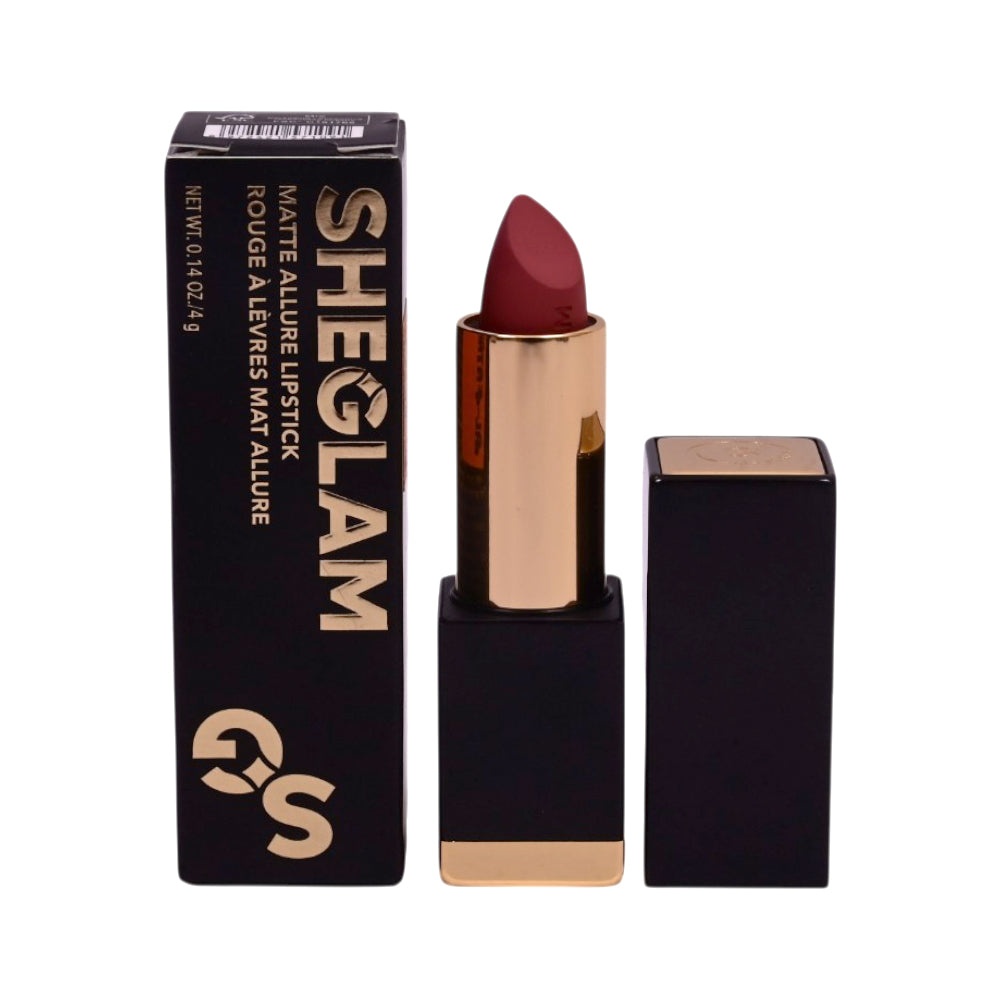 SHEGLAM MATTE ALLURE LIPSTICK RETRO ROSE 4G