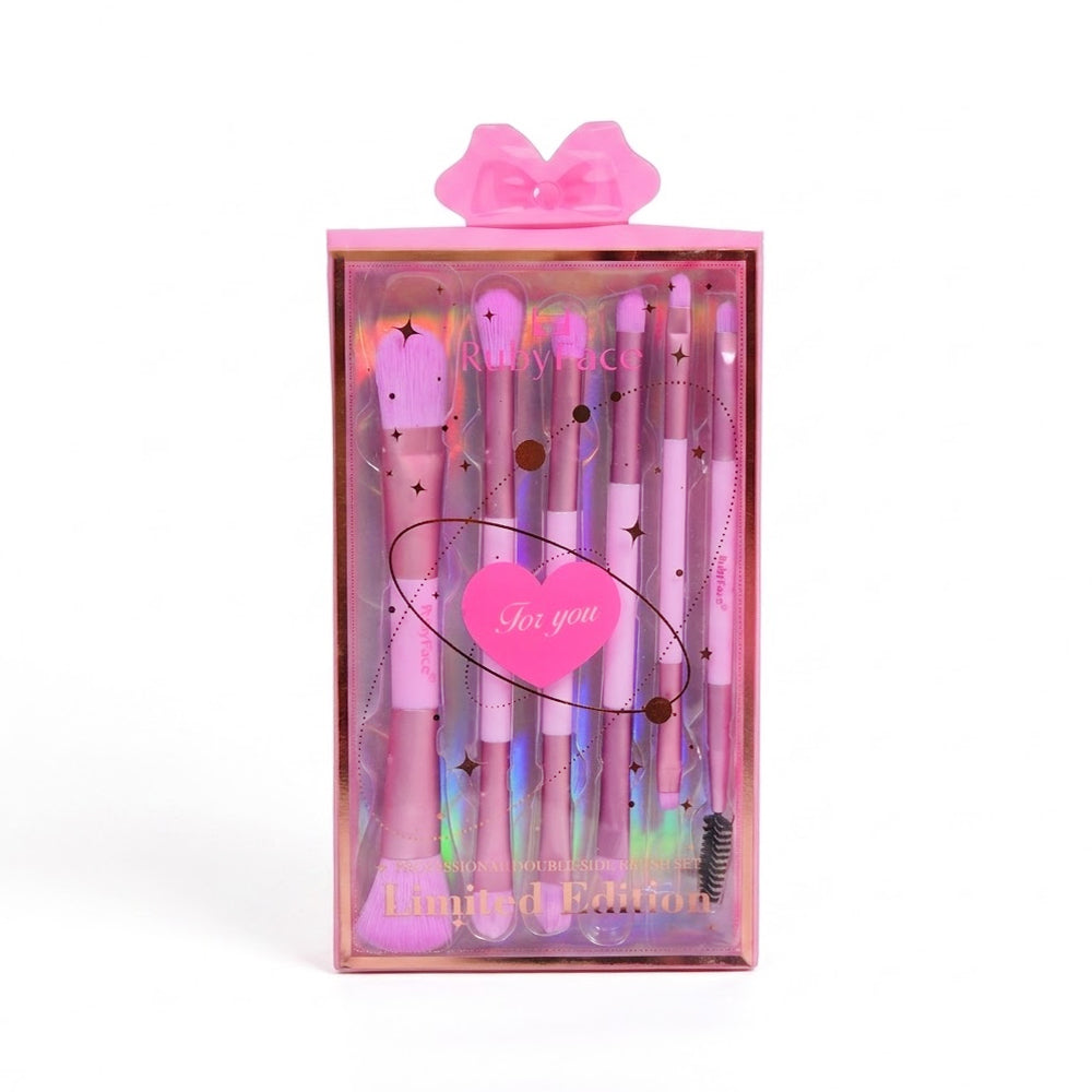 RUBY FACE MAKEUP BRUSH 6CS SET ST-6PCS