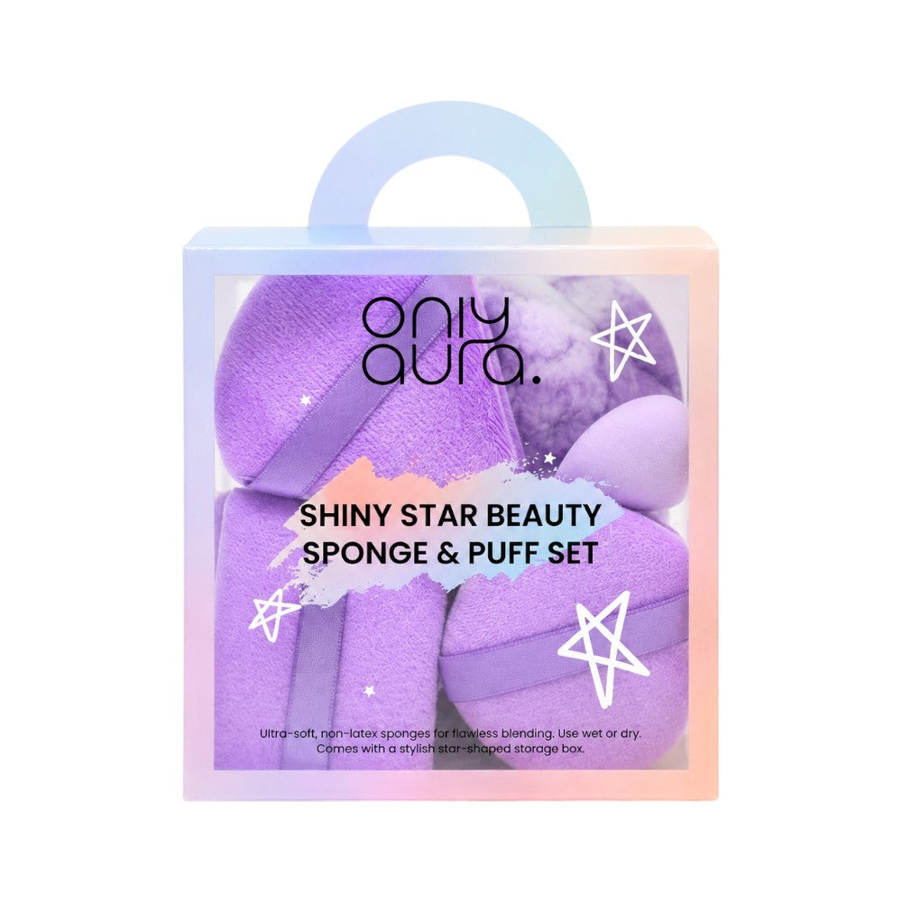 ONLY AURA SPOUNGE & PUFF SET 9PCS