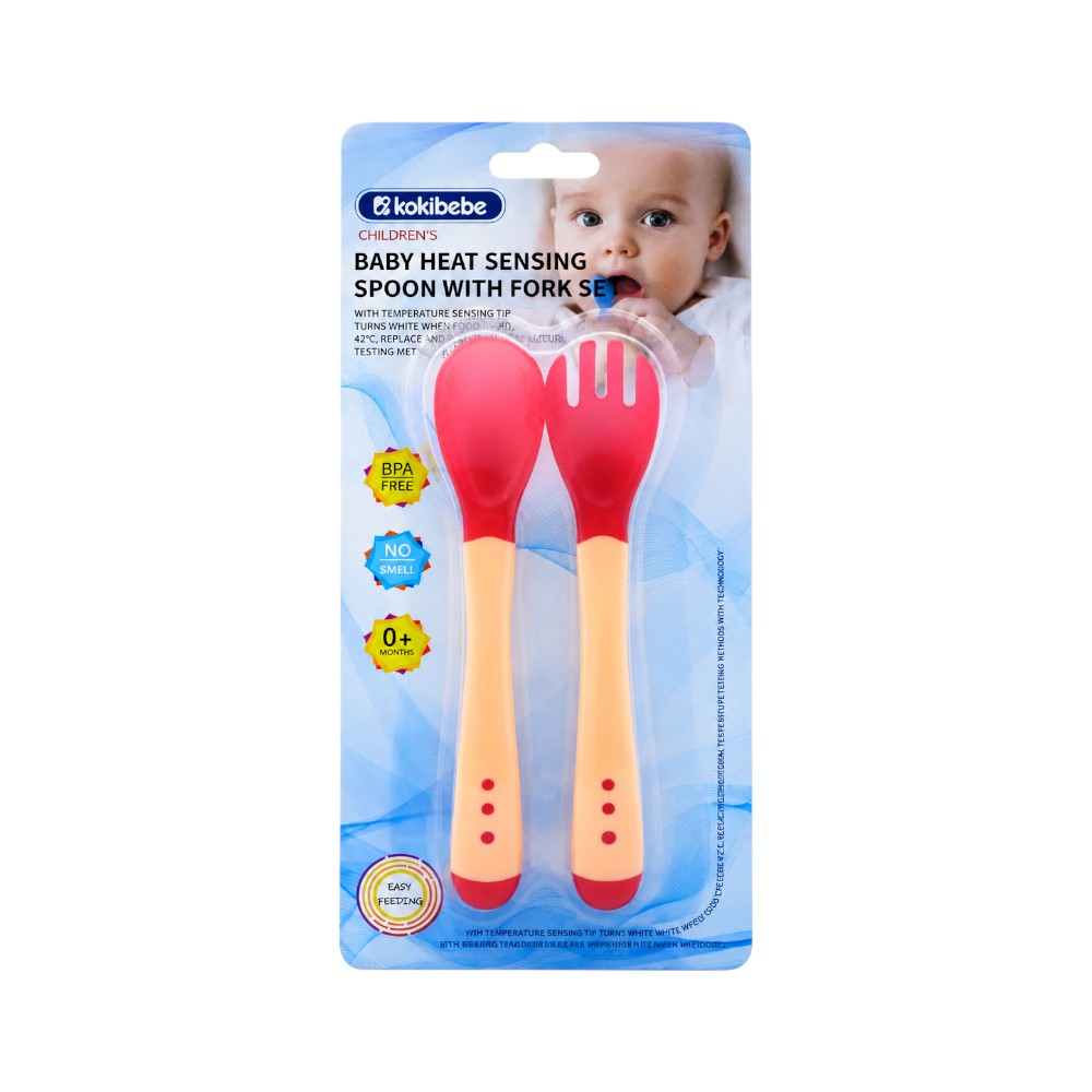 KOKIBEBE CAN BABY SPOON WITH FORK IR