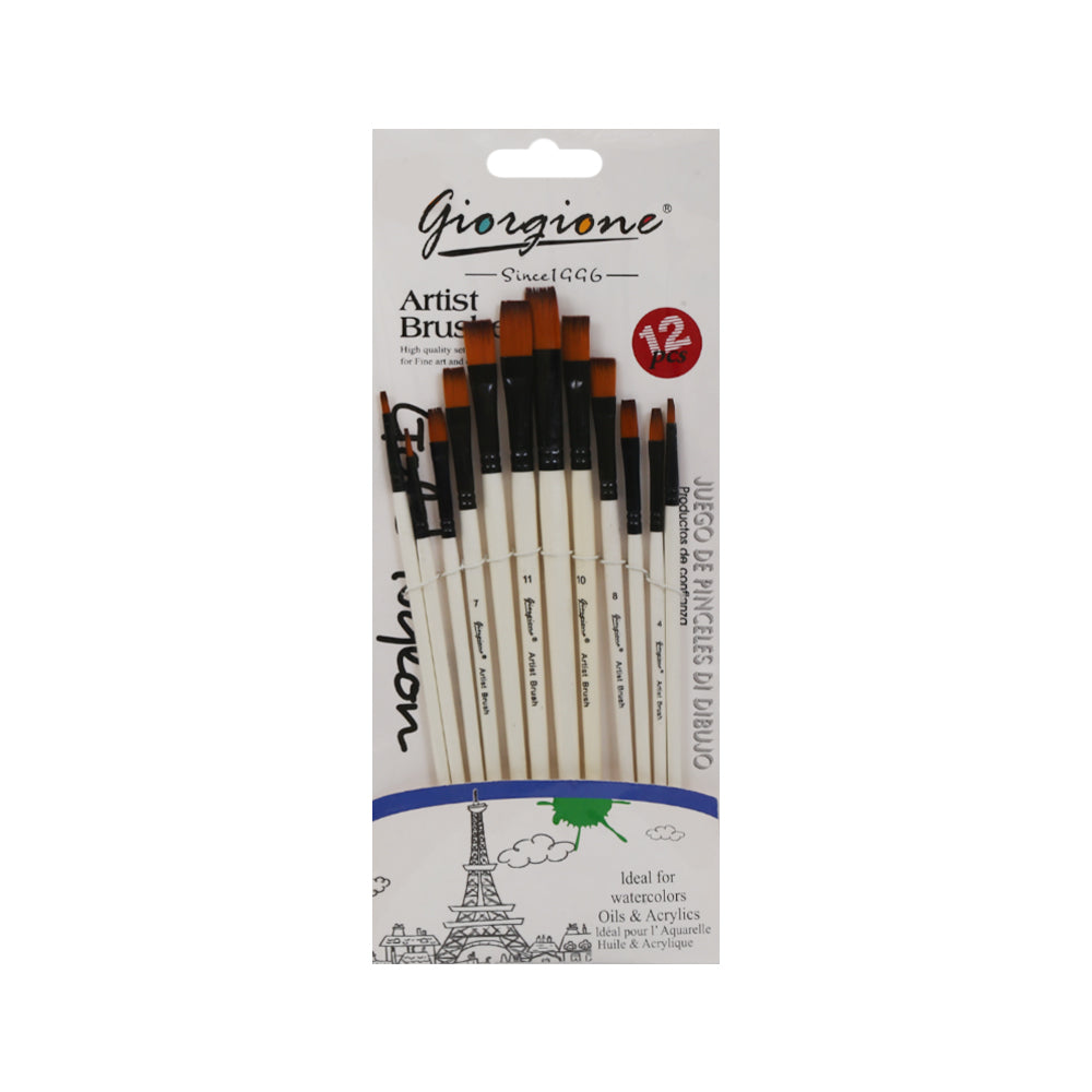 G6012F ART PAINT BRUSH 12PC