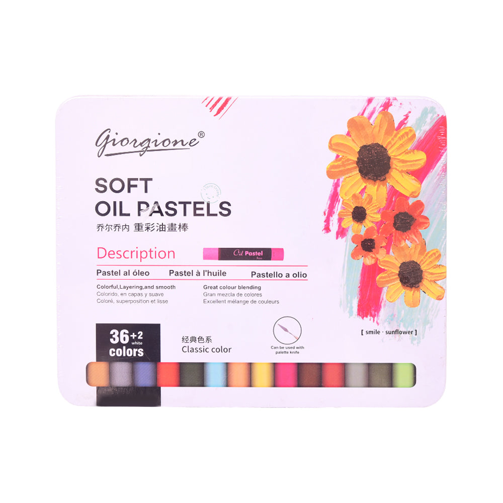 GOPT-36 SOFT OIL PASTELS 24PCS